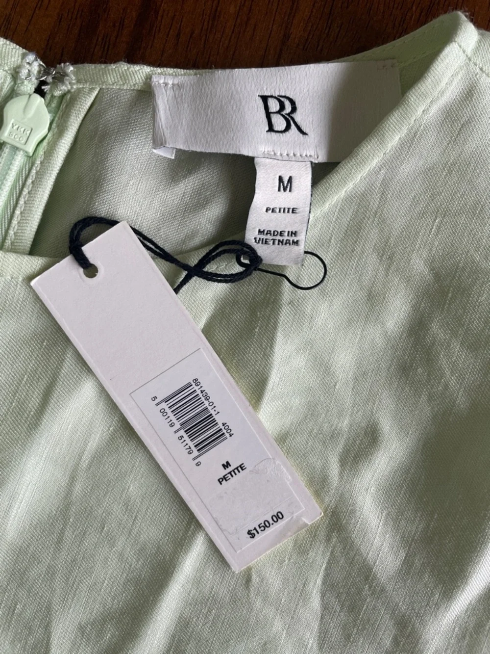 NWT Banana Republic Aurelia Dress - Pale Green - Medium Petite - Picture 7 of 11